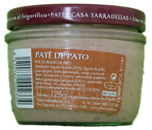 paté de pato casa tarradellas