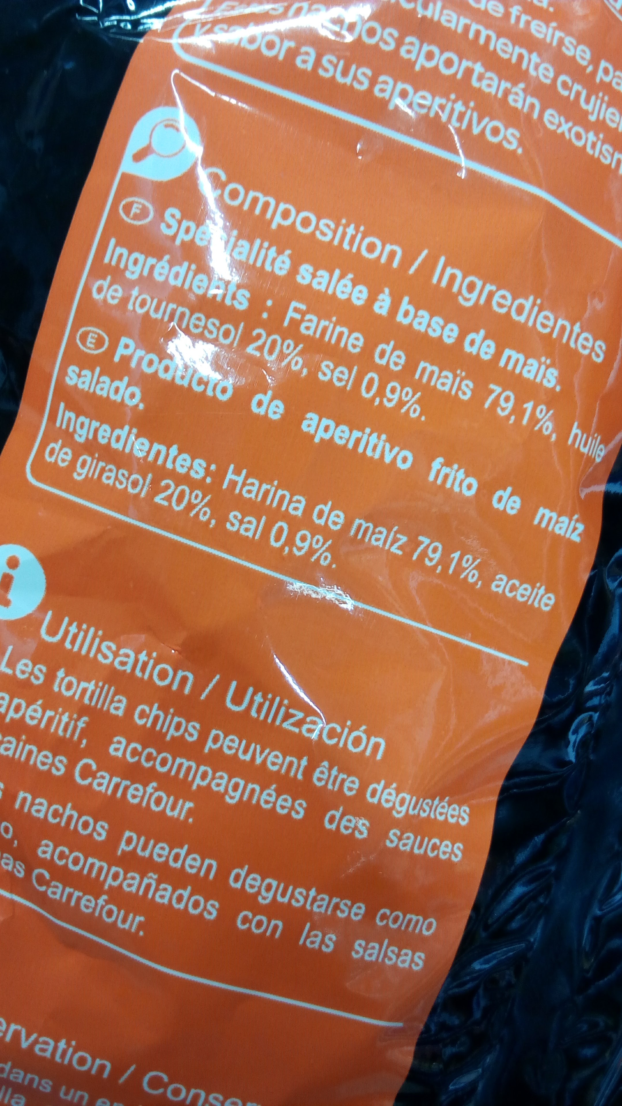 Nachos Redondos de Carrefour